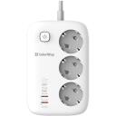 Colorway pagarinātājs CW-CHE34PDW, 1.8m, 2xUSB-C (PD), 2xUSB-A (QC3.0), 3250W, 220V AC, 100-250V