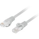 Lanberg patch kaabel Cat.6 UTP LSZH CU PCU6-10CU-1000-S, 10 m, hall, RJ-45, vormitud, takistusteta