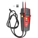 Uni-T Sprieguma un nepārtrauktības testers UT18C, 12-690 V, 40-400 Hz, IP65, LED displejs, akumulators 2x1.5V