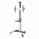 Sbox TV hoidik FS-446, 37-70, 50kg, 600x400, VESA 200x200-600x400, k&otilde;rgus 1200-1600mm, 4 ratast