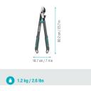 Gardena P&uuml;gamisriist EnergyCut Pro S 7022201, 600 mm, 50 mm, 1135 g, t&auml;pselt lihvitud teras, alumiinium