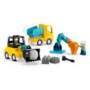 Lego 3 in 1 Būvniecības transportlīdzekļi 10475, 22 elementu, 2 figūriņas, 2+ gadi