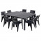 Садовый стол Julie Double Table (2 конфигурации) серый, 29210662939, KETER