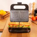 Cecotec Sviestmaižu panna Rock&rsquo;nToast 4in1 4309, 1000 W, 4 plāksnes, nerūsējo&scaron;ais tērauds, melna, noņemamas plāksnes