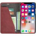 Krusell Sunne 4 Card FolioWallet 61506, 16,5cm, Folio, Punane, Apple, iPhone XS Max, Tugi, 4 kaardi taskut