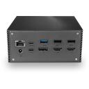Lindy dokkimisjaam 43378, 4K DP, 2 HDMI, 2 USB-C, 3 USB 3.0, 2 USB 2.0, 1 RJ45, 1 audio, 1 SD, 1 MicroSD, 100W toiteallikas
