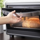 Mini electric oven 26 L 1500 W Bake&Toast 2600 Black 4Pizza with convection function and pizza stone Black 3818 Cecotec