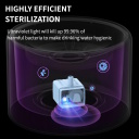 Tark lemmiklooma joogipurskkaev UVC-steriliseerimise, filtrisüsteemi ja 1.35 L mahutavusega Eversweet 3 Pro Stainless Steel Valge PETKIT