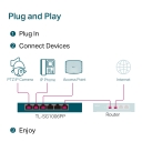 6-Port Gigabit Jungiklis su 3-Port PoE+ ir 1-Port PoE++, TP-Link, TL-SG1006PP, 6&times; 10/100/1000Mbps RJ45 Ports, Fanless