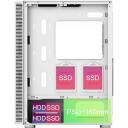 Montech Korpus X3GLASS(W), Midi Tower, 3x140mm, 1x120mm, 2x2.5", 2x3.5", RGB ventilaatorid, Tempered Glass
