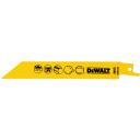 Dewalt сабельная пила DT2385-QZ 152 мм 24TPI, Bi-Metal, 5 шт, для резки металла, агрессивная геометрия зубьев