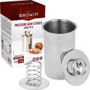 Stainless Steel Press Ham Maker BROWIN 313015, 1.5 kg, 11x11x19 cm