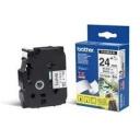 Brother TZe-FX651 elastīga laminēta ID lente, 8 m, 2.4 cm, melns uz dzeltena, termopārnese, papīrs