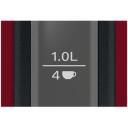Bosch | Kettle | DesignLine TWK3P424 | Electric | 2400 W | 1.7 L | Stainless steel | 360&deg; rotational base | Red