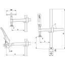 Bessey Spīle TWV28-30-17K, 300mm, 175mm, 28mm, 2.11kg, 1 gab., elastīga spriego&scaron;ana, regulējams darba rādiuss