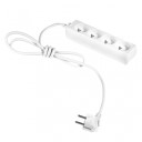 Mājsaimniecības pagarinātājs 4-izvadi, 1,5m, balts, AW24625, AWTOOLS