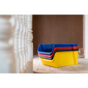 Lielizmēra dzeltena uzglabā&scaron;anas kaste, izturīga polipropilēna konstrukcija, STST70348-1, STANLEY