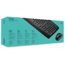 Logitech Juhtmevaba klaviatuuri ja hiire komplekt 920-003989, 10m, 1000dpi, 11 multimeedia nuppu, 4 programmeeritavat F-nuppu