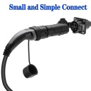 EV Charge adapteris iš Type 2 kištuko į Type 1 įvadą, 32A kintamosios srovės (AC) įkrovimui, tinka Type 1 elektromobiliams