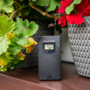 Weather Station RCC, DCF 2MEASURE 260808, electronic, wireless, backlit, sensor, black