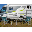 Direktora krēsls, augsta sēdvieta, saliekams galds, R591801, Origin Outdoors