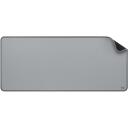 Logitech Pelės kilimėlis DESK MAT - STUDIO 956-000052, 700mm, 300mm, pilkas, monochrominis, atsparus i&scaron;siliejimui