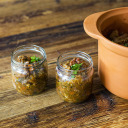 425 mL Gurken purk v&auml;rvilise &Oslash;82 kaanega - 6 tk BROWIN 132425, klaas, 8.6x8.6x9.65 cm