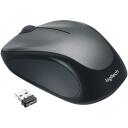 Logitech USB optinė pelė M235 910-002201, 1000 DPI, 3 mygtukai, RF belaidis, pilka spalva, 10m belaidis nuotolis, AA baterija