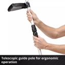 Bezvadu zāles trimmeris, EINHELL, 3411123, 24 cm grie&scaron;anas platums, 8500 apgr./min, 1,3 kg