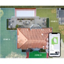 Robots-zāles pļāvējs GOAT G1-2000 ar 2000 m² pļaušanas laukumu Wi-Fi lietotni IPX4 ūdensizturību 45 % kāpumu un 8700 mAh akumulatoru Ecovacs