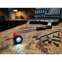 Yato YT-085121 Taskulamp 100 lm, SMD LED, 1 W, 2 režiimi, 2 magnetit, IP65, 3.7 V Li-Ion, 180 mAh, 2.5 h laadimine