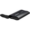 Adata SE800 1 TB i&scaron;orinis SSD ASE800-1TU32G2-CBK, 1000 MB/s, USB Type-C, IP68 atsparus dulkėms ir vandeniui, smūgiams atsparus