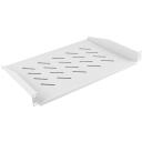 Lanberg riiul kappidele 19'' 450/600/800/1000mm 1U AK-1008-S, 483x315mm, 20kg, hall, universaalne riiul
