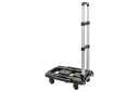 Saliekami platformas ratiņi, FORSAGE, F-VT170, 140 kg, 500x370 mm, teleskopisks rokturis, 5 klusas riteņi