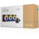 Deepcool LS720 A-RGB процессорный жидкостный кулер R-LS720-BKAMNT-G-1, 360 мм, 85,85 cfm, 32,9 дБ(A), 3 вентилятора, PWM, RGB