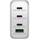Goobay strāvas adapteris 65556, 100 W, 4.5/5/9/12/15/20 V, 2xUSB-C 20 V 5 A, 1xUSB Type A 15 V 2 A