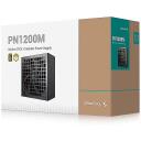 Deepcool toiteplokk, PN1200-M, R-PNC00M-FC0B-JGEU, 1200 W, 100-240 V, 50/60 Hz, aktiivne jahutus, 1 ventilaator