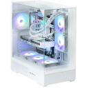 Zalman Корпус компьютера P40 PRISM WHITE, 3x3,5'' отсеки, 1x120mm вентилятор, ARGB, ATX, mATX, Mini-ITX