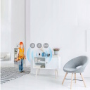 H1C iekštelpu 2MP HD viedā mājas Wi-Fi kamera ar balsi mikr. MicroSD USB-C balta Ezviz CS-CH1C