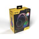 Tracer Austiņas TRASLU47627, 240g, 20-20000Hz, 50mm, 32&Omega;, 3.5mm, USB, RGB apgaismojums, fiksēts mikrofons
