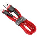 Baseus Kaabel CALKLF-A09, 50cm, 2,4A, Apple Lightning, USB 2.0, punane