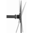 Gembird seina kinnituse WM-55ST-03, toetab 32-55'' televiisoreid, VESA 400 x 400 mm, seinast kaugus 105-429 mm, 180&deg; p&ouml;&ouml;ramine