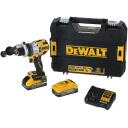 Dewalt trinkelių gręžtuvas DCD1007H2T-QW 1530 W, 3 greičiai, 169 Nm, 2 x 18 V / 5 Ah akumuliatoriai, metalinis chuck, LED &scaron;viesa