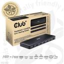 Club3D Thunderbolt 4 sertifitseeritud 12-in-1 dokk CSV-1582, 1xThunderbolt 4, 2xUSB3.2 Gen2 Type-A, 1xUSB3.2 Gen2 Type-C, 2xUSB2.0