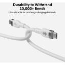 Hyper USB-C silikona uzlādes kabelis HJ4011WHGL, 1.5m
