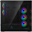 Arctic Korpus Midi Tower ACPCC00018A, 529mm, 231mm, 529mm, 5 ventilaatorit, 6 ketta tuge, A-RGB