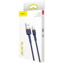 Baseus Cafule Lightning kaabel CALKLF-CV3, 2m, 1.5A, 480Mbps, vastupidav korpus, sinine v&auml;rv