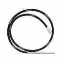 Betona vibrators ar vadu 2300W, HOOZAR, AW08410, 4m šafts, 4000 apgr./min, 35mm galva