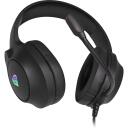 Genesis austiņas, Neon 213 RGB, NSG-2306, 20-20000 Hz, 32 &Omega;, -42 dB, vadu, melnas, RGB apgaismojums, skaļuma regulē&scaron;ana