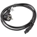 Lanberg S&uuml;learvuti toitekaabel CA-C5CA-11CC-0018-BK, 1,8 m, VDE, Schuko, IEC320 C5, must